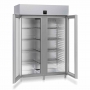 Armoire positive GN2/1, inox vitrée, 1414L, Perfection