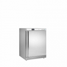 Congélateur de stockage inox statique 1 porte pleine 120 L 