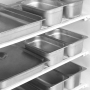 Congélateur de stockage inox statique GN 2/1 1 porte pleine 555 L 