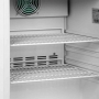 Congélateur de stockage blanc ventilé 1 porte pleine 120 L 