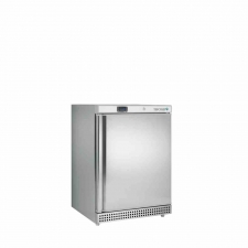Congélateur de stockage inox ventilé 1 porte pleine 120 L 