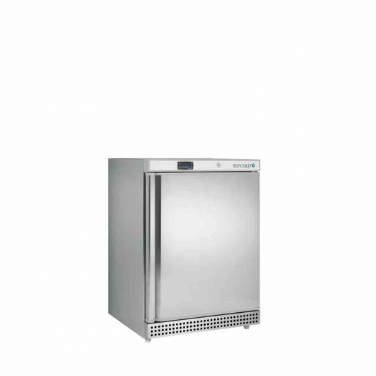 Congélateur de stockage inox ventilé 1 porte pleine 120 L 