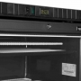 Congélateur vitré noir 1 porte 270 L