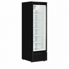 Armoire à froid négatif noire ventilée 1 porte 390 L