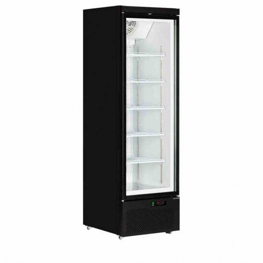 Armoire à froid négatif noire ventilée 1 porte 390 L