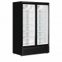 Armoire à froid négatif noire ventilée 2 portes 702 L