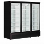 Armoire à froid négatif noire ventilée 3 portes 1090 L