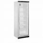 Congélateur vertical de vitrine blanc statique 1 porte 340 L