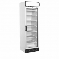 Congélateur vertical de vitrine statique canopée lumineux 1 porte 270 L