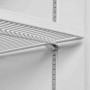 Congélateur vertical de vitrine canopée lumineux 1 porte 440 L