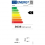 Congélateur vertical de vitrine canopée lumineux statique 1 porte 270 L
