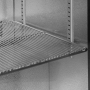 Arrière de bar noir 1 porte vitrée 115 L