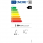 Arrière de bar noir 1 porte vitrée battante 115 L