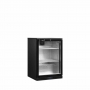 Arrière de bar noir 1 porte vitrée battante 115 L