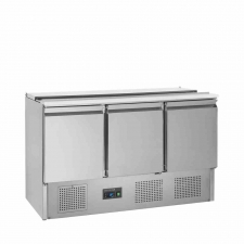 Saladette réfrigérée 3 portes GN1/1 368 L