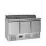 Table de préparation 3 portes GN 1/1 cuve GN 1/6 320 L