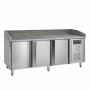 Table à pizzas dessus granite 3 portes 565 L