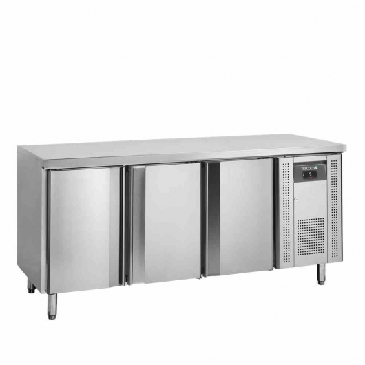 Table réfrigérée positive 3 portes GN 1/1 291 L