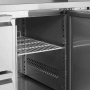 Table réfrigérée positive avec dosseret 4 portes GN 1/1 393 L