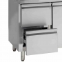Table réfrigérée positive adossée 2 portes GN 1/1 272 L