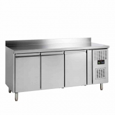 Table réfrigérée positive adossée 3 portes GN 1/1 402 L