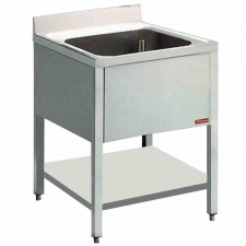 Plonge 1 cuve P. 700 mm, L. 700 mm