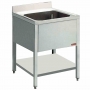 Plonge 1 cuve P. 700 mm, L. 700 mm