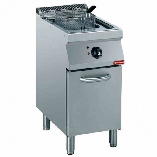 Friteuse électrique cuve en Y 15 L élements extérieurs sur armoire