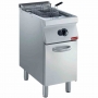 Friteuse gaz cuve en Y 15 L brûleurs extérieurs sur armoire