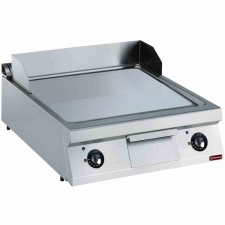 Plaque de cuisson électrique lisse chrome dur TOP L. 800 mm P. 900 mm
