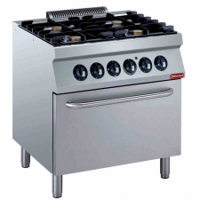 Founeau 4 feux 5,5 kW four électrique GN 2/1