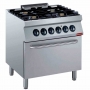 Founeau 4 feux 5,5 kW four électrique GN 2/1