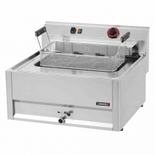 Friteuse électrique à poser avec vanne de vidange 16 litres