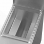 Friteuse gaz 1 cuve Y 14 L sur armoire