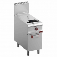 Friteuse gaz 1 cuve Y 21 L (21 kW) sur meuble fermé
