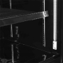 Armoire froide négative 2 portes vitrées noire 702 L