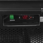 Armoire froide négative 2 portes vitrées noire 702 L