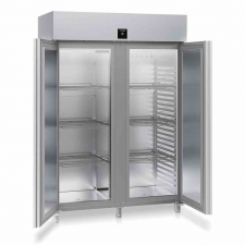 Armoire négative ventilée GN2/1, cuve inox emboutie, 2 portes, s/roulettes, 1360L, gamme Performance