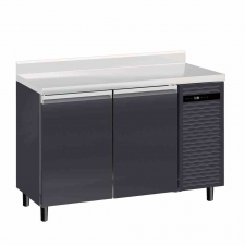 Arrière-bar skinplate groupe logé H. 1000 mm 2 portes 260 litres