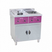 Friteuse électrique sur coffre 2 x25 litres