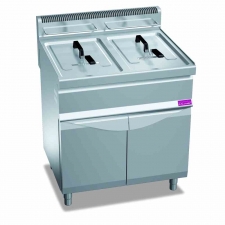 Friteuse gaz sur coffre 2 x 15 litres