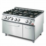  Fourneau 6 feux et four gaz Gastro M 700