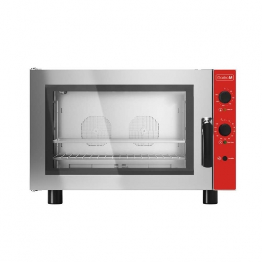 Four électrique à convection 4 niveaux avec humidificateur porte latérale 400 V