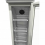 Armoire froide positive 1 porte en verre étroit blanche 105 L