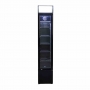 Armoire froide positive 1 porte en verre étroit noire 105 L