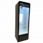 Armoire froide positive 1 porte en verre noire 280 L
