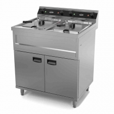 Friteuse électrique sur coffre 2 x 12 L 2 x 6 kW