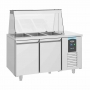 Saladette 2 portes 3x GN 1/1 récipient