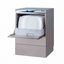 Lave-vaisselle commandes électromécaniques panier 500 x 500 mm avec pompe de vidange