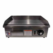 Plancha à snacker électrique 540 mm chrome surface utile 540 x 300 mm